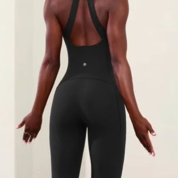 Athleta Transcend Bodysuit 7/8 - Black - Picture 3 of 8